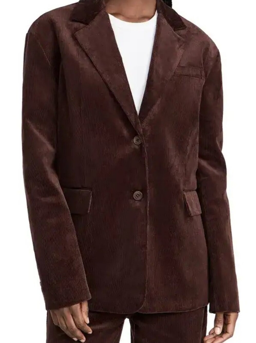 STAUD Mahogany Corduroy Trek Blazer Sz.M.NWT! Matches Vest & Pants! Bundle!